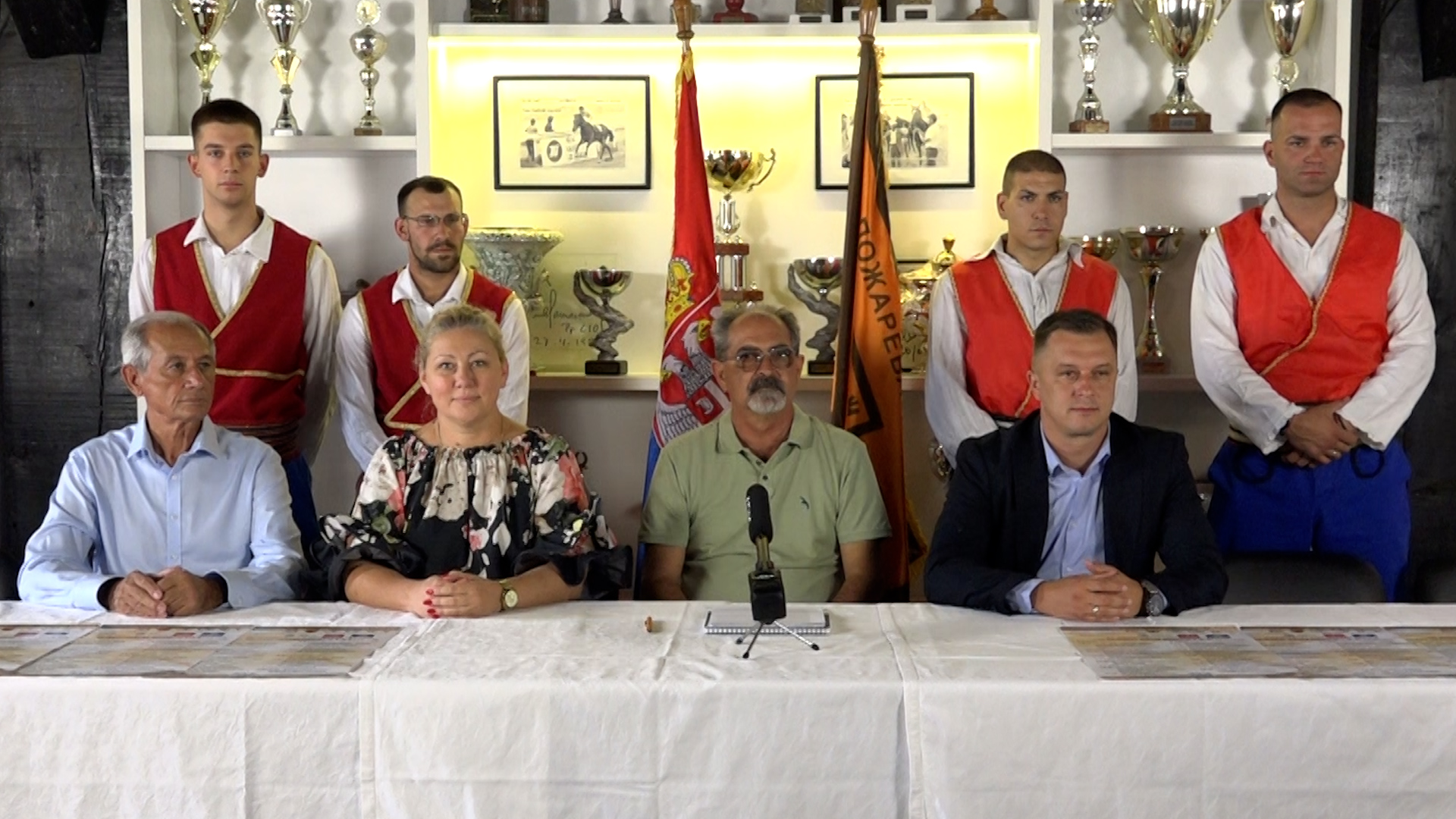 Pozarevac, konferencija za medije povodom odrzavanja manifestacije 62. Ljubicevske konjicke igare, pokrivanje